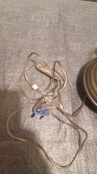 Lampada Vintage Hurricane Peltro Vetro