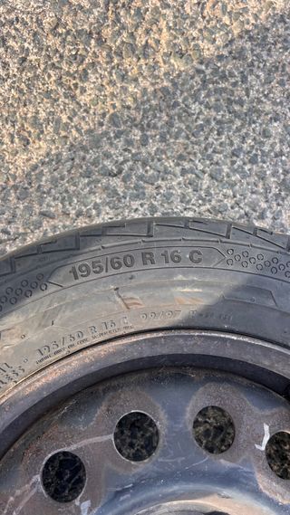 Rueda de repuesto 195/60 R 16 C