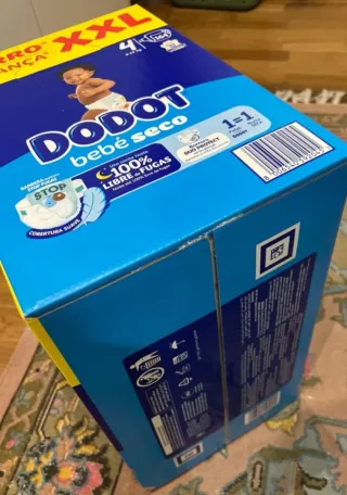 Dodot Talla 4 (164 pañales) cerradas