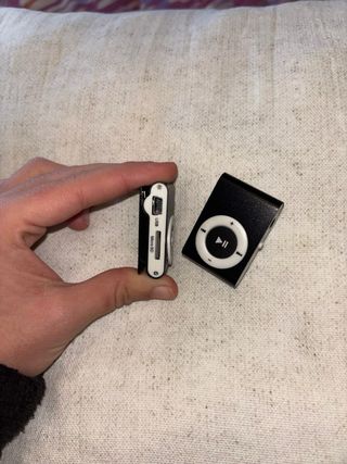 2 Lettori MP3 Mini Clip Neri