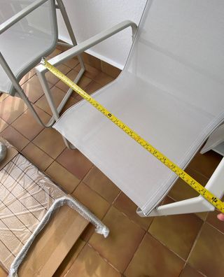 2 Poltrone e Tavolo da Esterno Beige/Grigio Chiaro