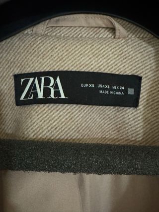Abrigo Zara Rosa palo