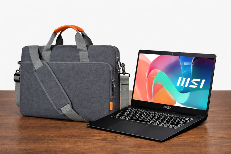Portátil MSI Modern 14 + FUNDA-CASI NUEVO-1 AÑO
