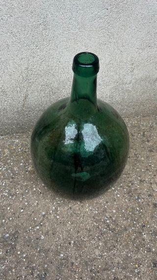 3 Damajuanas Verdes de Vidrio