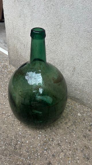 3 Damajuanas Verdes de Vidrio