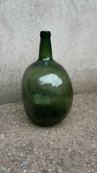 3 Damajuanas Verdes de Vidrio