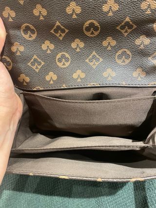 Bolso Marrón y Dorado