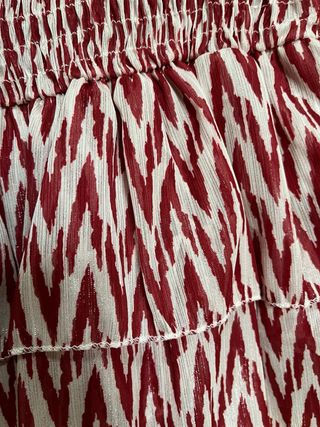 Falda Corta Estampada Talla Única