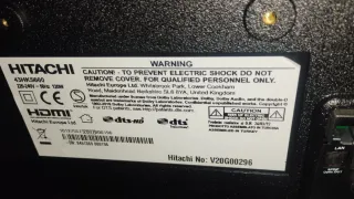 Smart TV Hitachi Negra 43 pulgadas (97 x 57)