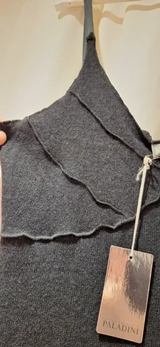 Vestido Paladini Negro Nuevo con Etiquetas