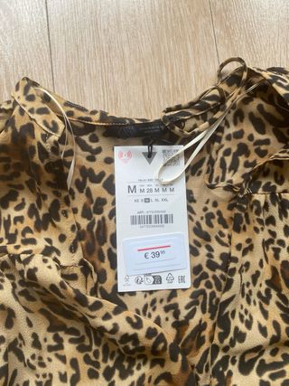 Vestido Zara Animal Print