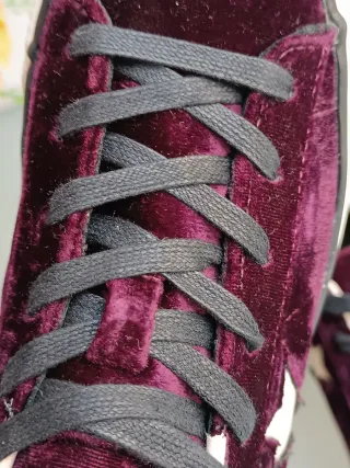 Converse All Star Velluto Vinaccia Tg. 37.5