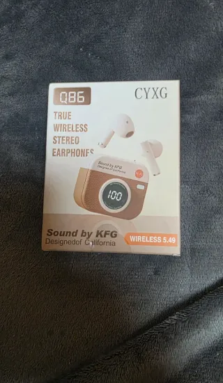 Auriculares KFG Bluetooth 5.4 Estilo Cámara Retro