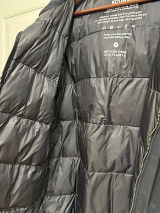 Abrigo Ecoalf Negro Talla M. Mujer