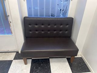Sillón Marrón Piel Sintética
