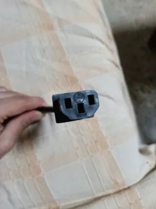 Cable de alimentación negro