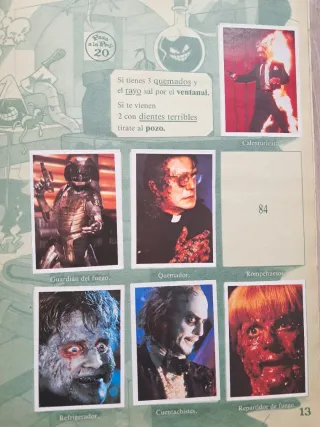 Album di figurine La Casa dell'Orrore