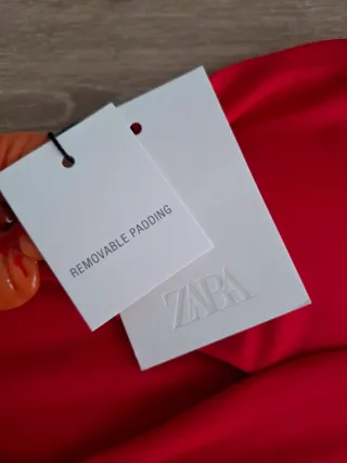 Bañador bandeau cut out flores