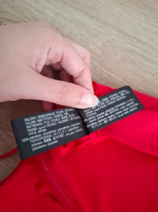 Bañador bandeau cut out flores