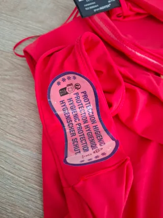 Bañador bandeau cut out flores