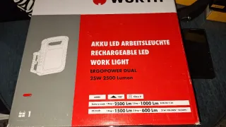 Lámpara LED Wurth Ergopower Dual 2500Lm