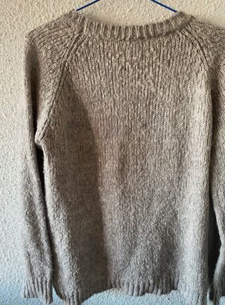 Jersey  beig con corazón blanco