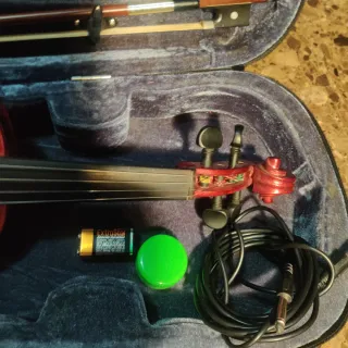 Violín Eléctrico Stagg Rojo