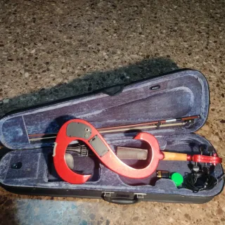 Violín Eléctrico Stagg Rojo