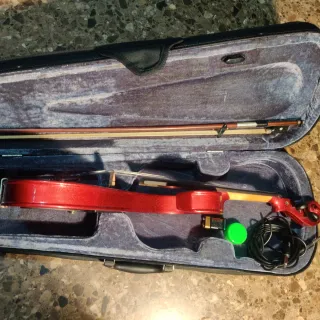 Violín Eléctrico Stagg Rojo