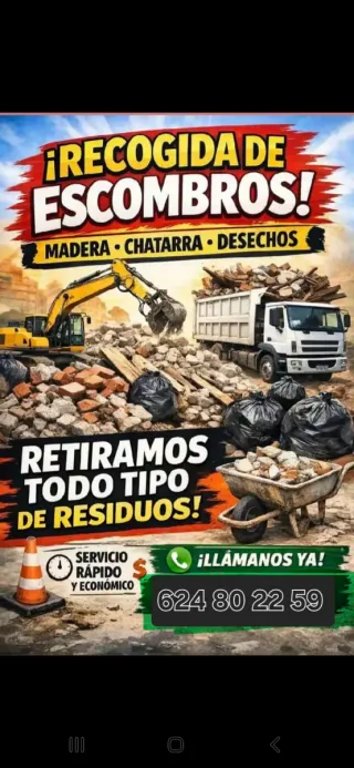 Servicio de recogida de escombros