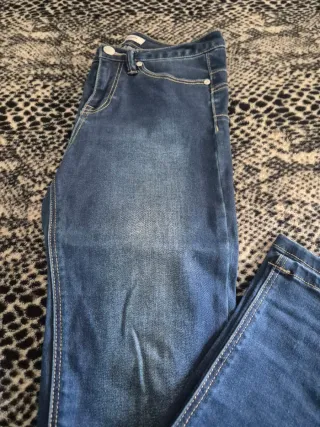 Pantalón vaquero mujer Morgan azul