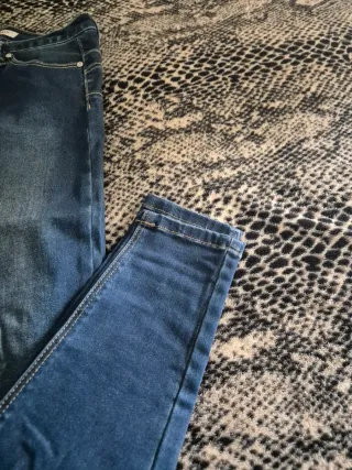 Pantalón vaquero mujer Morgan azul