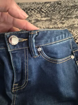 Pantalón vaquero mujer Morgan azul