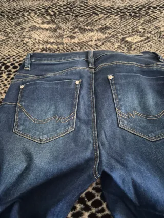 Pantalón vaquero mujer Morgan azul