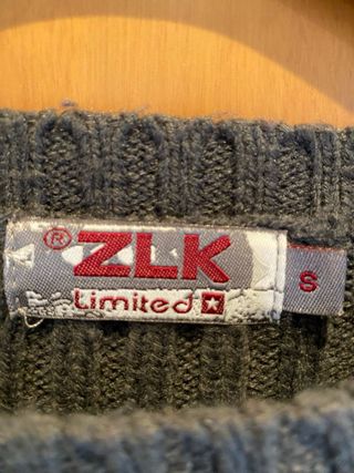 Maglione a coste grigio taglia S