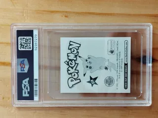 1999 Merlin Pokemon Scyther-Prism PSA 8