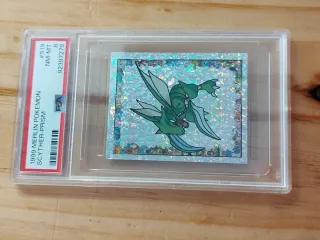 1999 Merlin Pokemon Scyther-Prism PSA 8