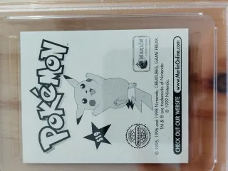 1999 Merlin Pokemon Scyther-Prism PSA 8