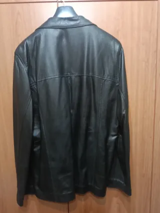 Chaqueta de piel Styl Piel Negra