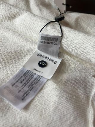 Felpa Chrome Hearts Bianca con Zip