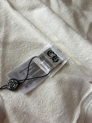 Felpa Chrome Hearts Bianca con Zip