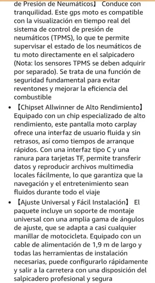 Reproductor Multimedia Moto CarPlay Android Auto