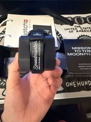 Omega x Swatch MoonSwatch Nero