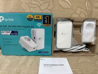Kit PLC AV1000 WiFi AC12000 Gigabit TP-Link 4K