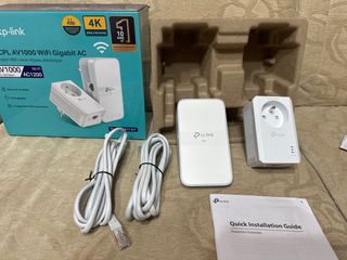 Kit PLC AV1000 WiFi AC12000 Gigabit TP-Link 4K