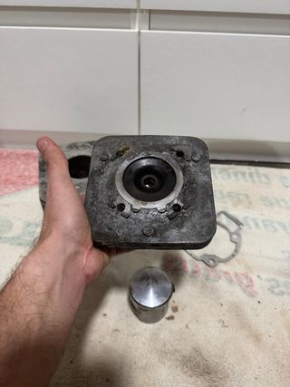 Cilindro, culata y pistón Piaggio Skipper 125 aire