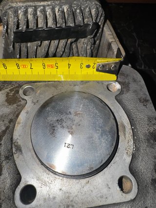 Cilindro, culata y pistón Piaggio Skipper 125 aire