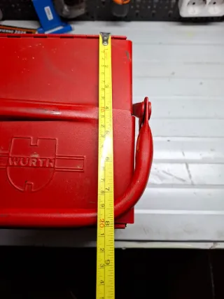 Caja de herramientas WURTH roja