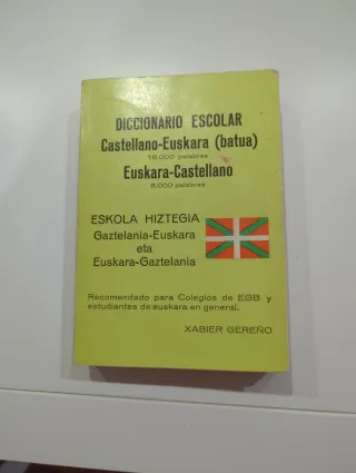 Diccionario Castellàno Euskera
