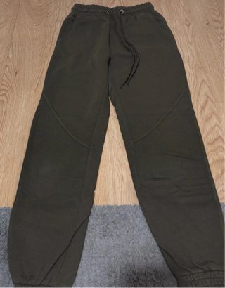Pantalón de chándal verde militar